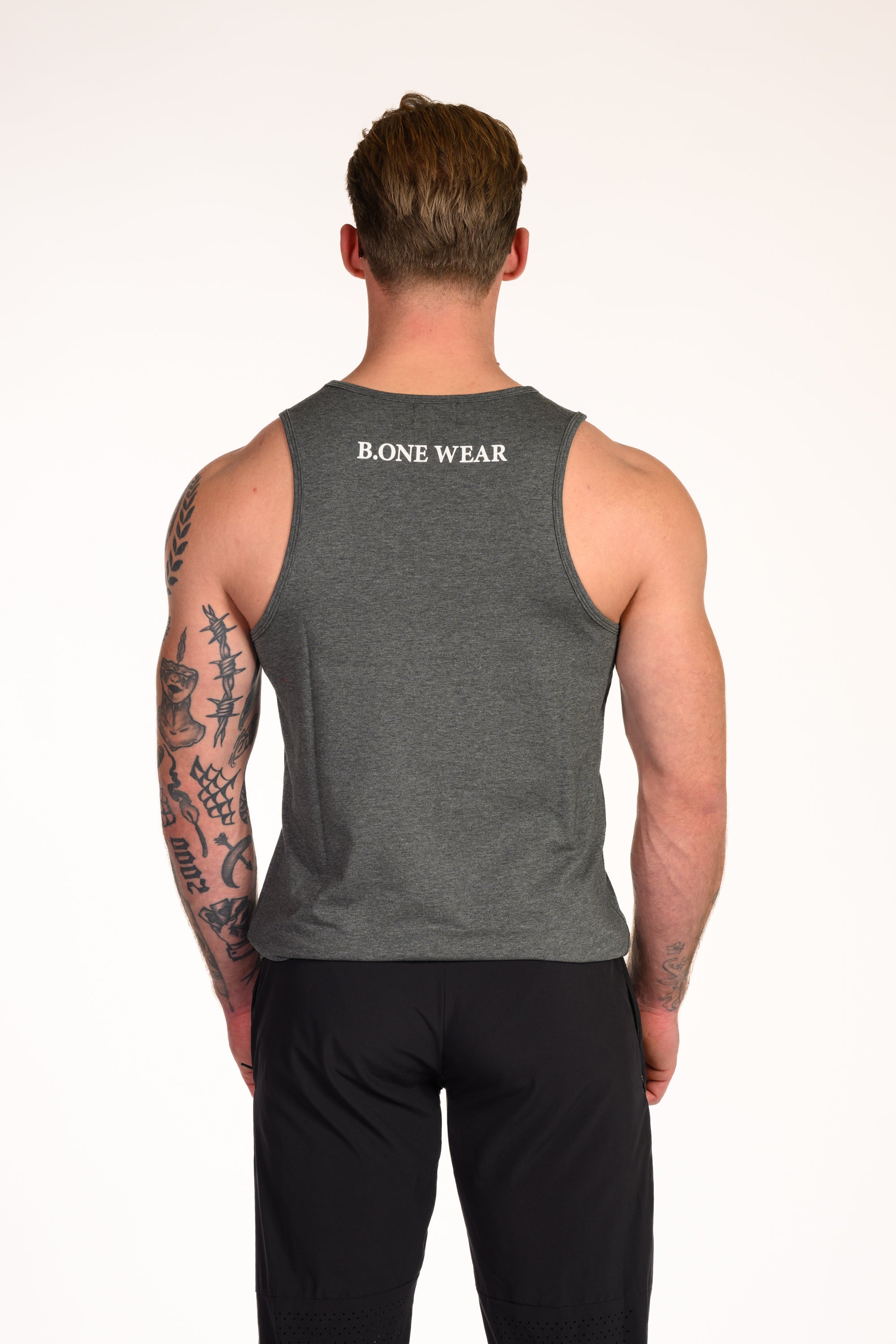 Regular Tanktop Grijs