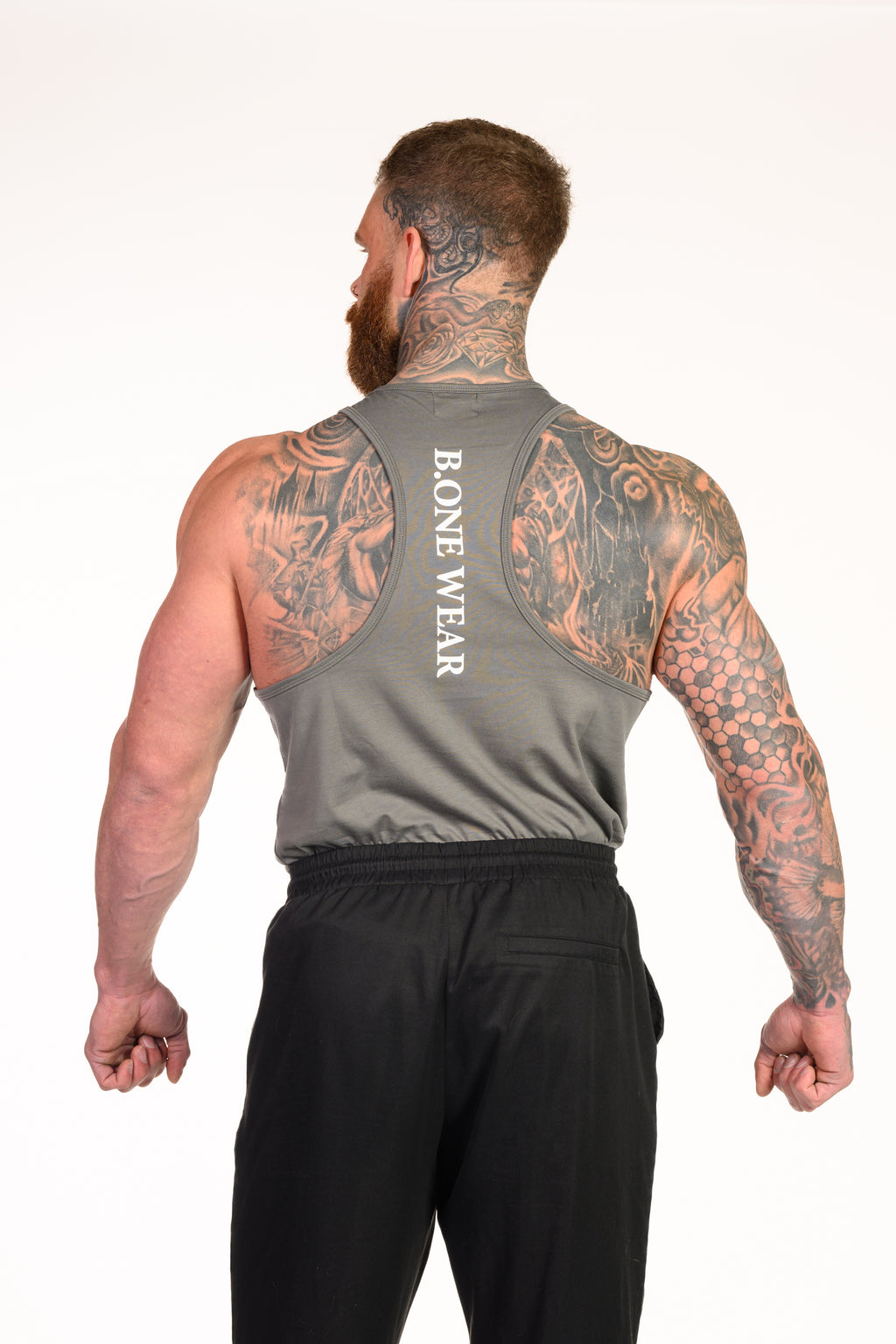 Bodybuilding Tanktop Grijs