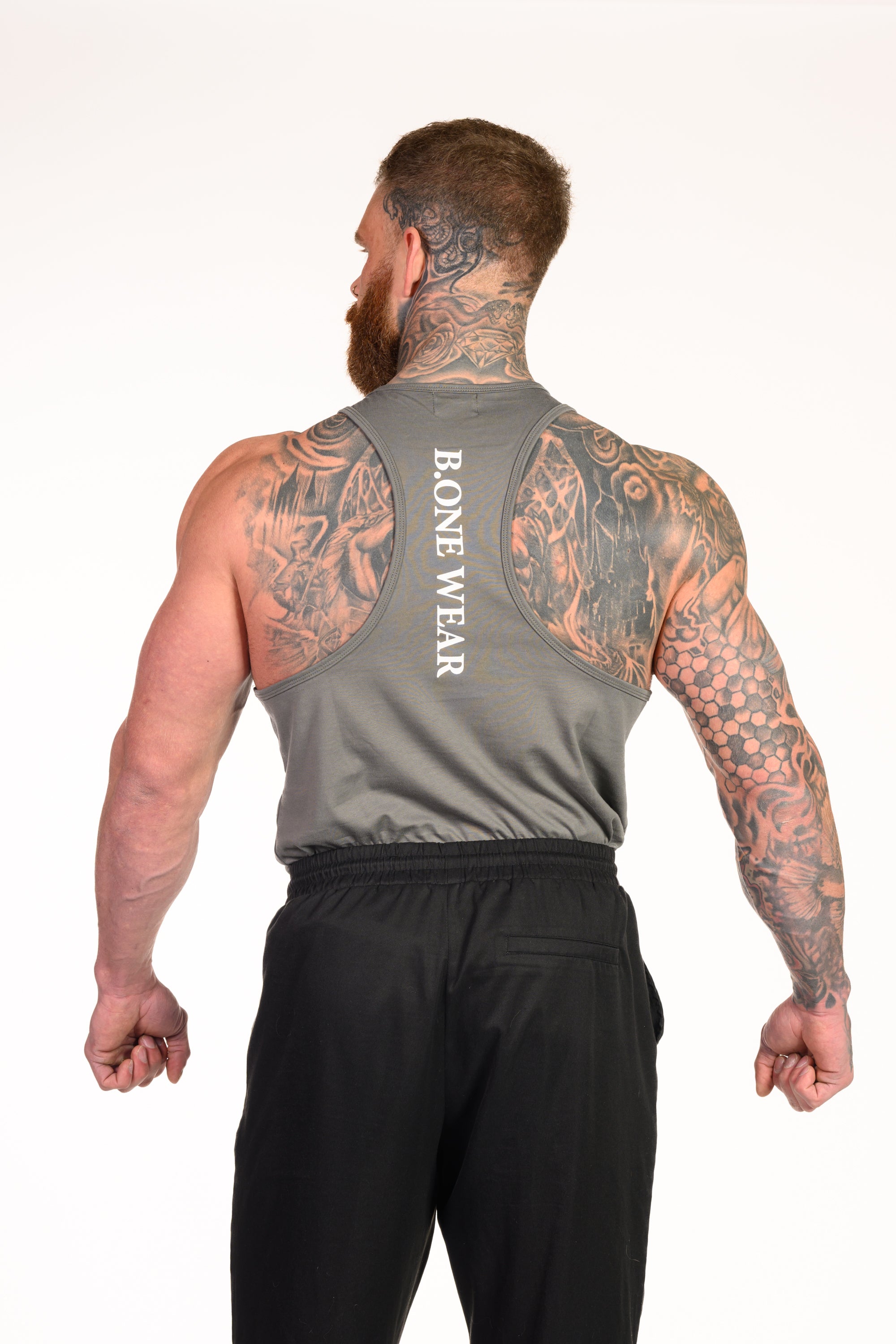 Bodybuilding Tanktop Grijs