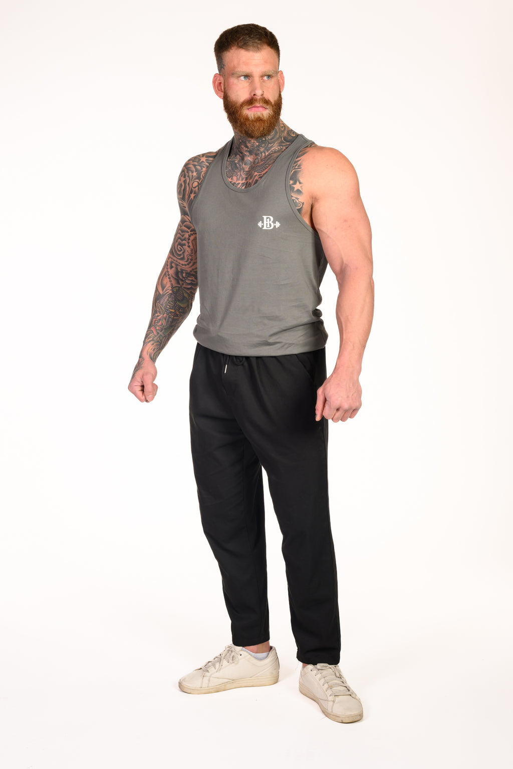 Bodybuilding Tanktop Grijs