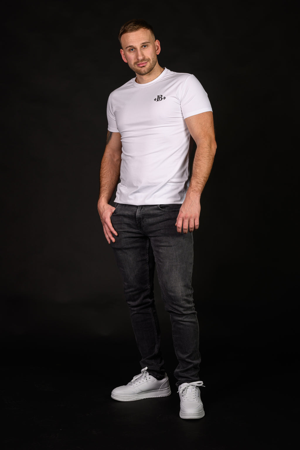 Fit T-Shirt Wit