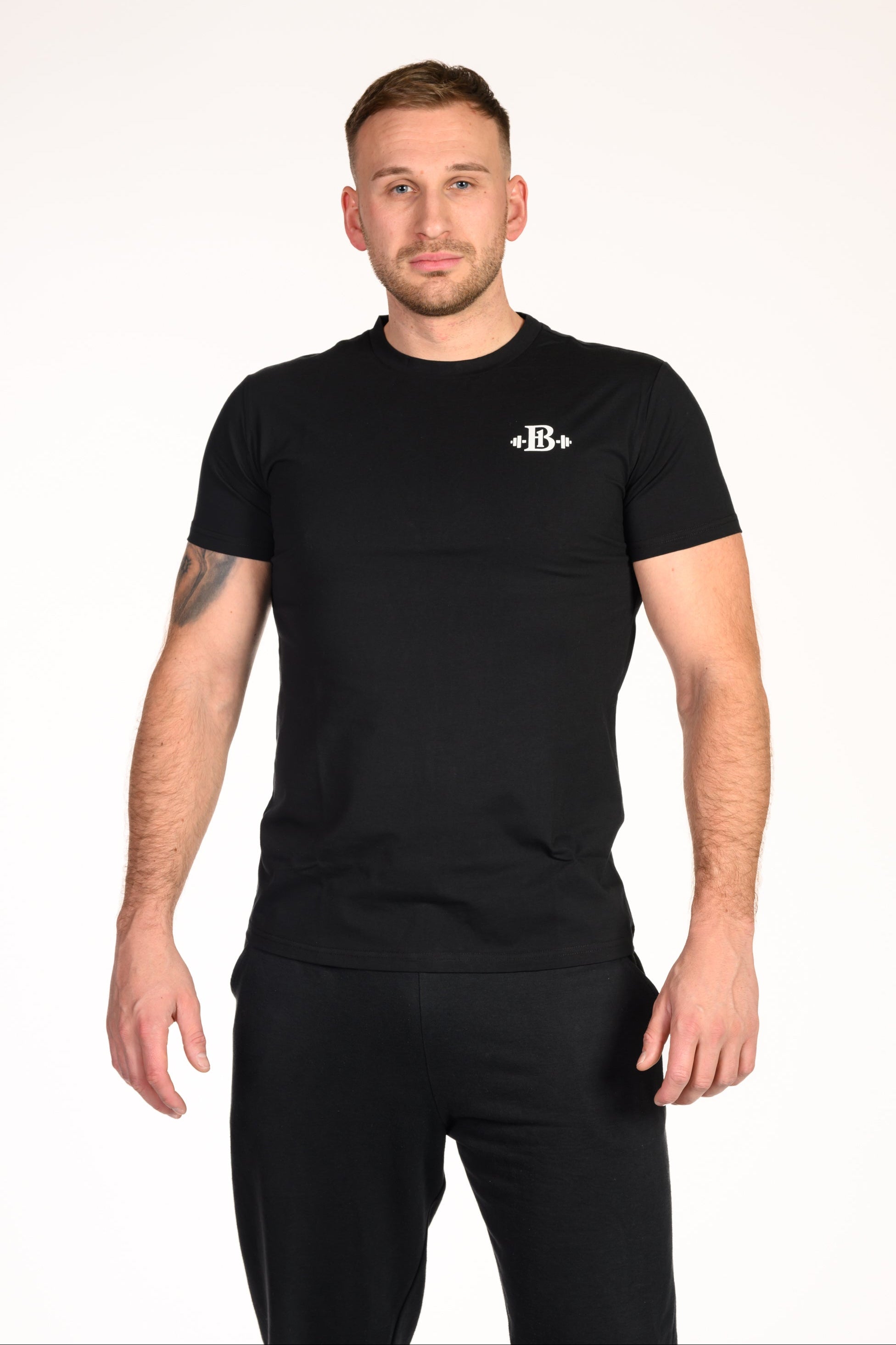 Fit T-Shirt Zwart