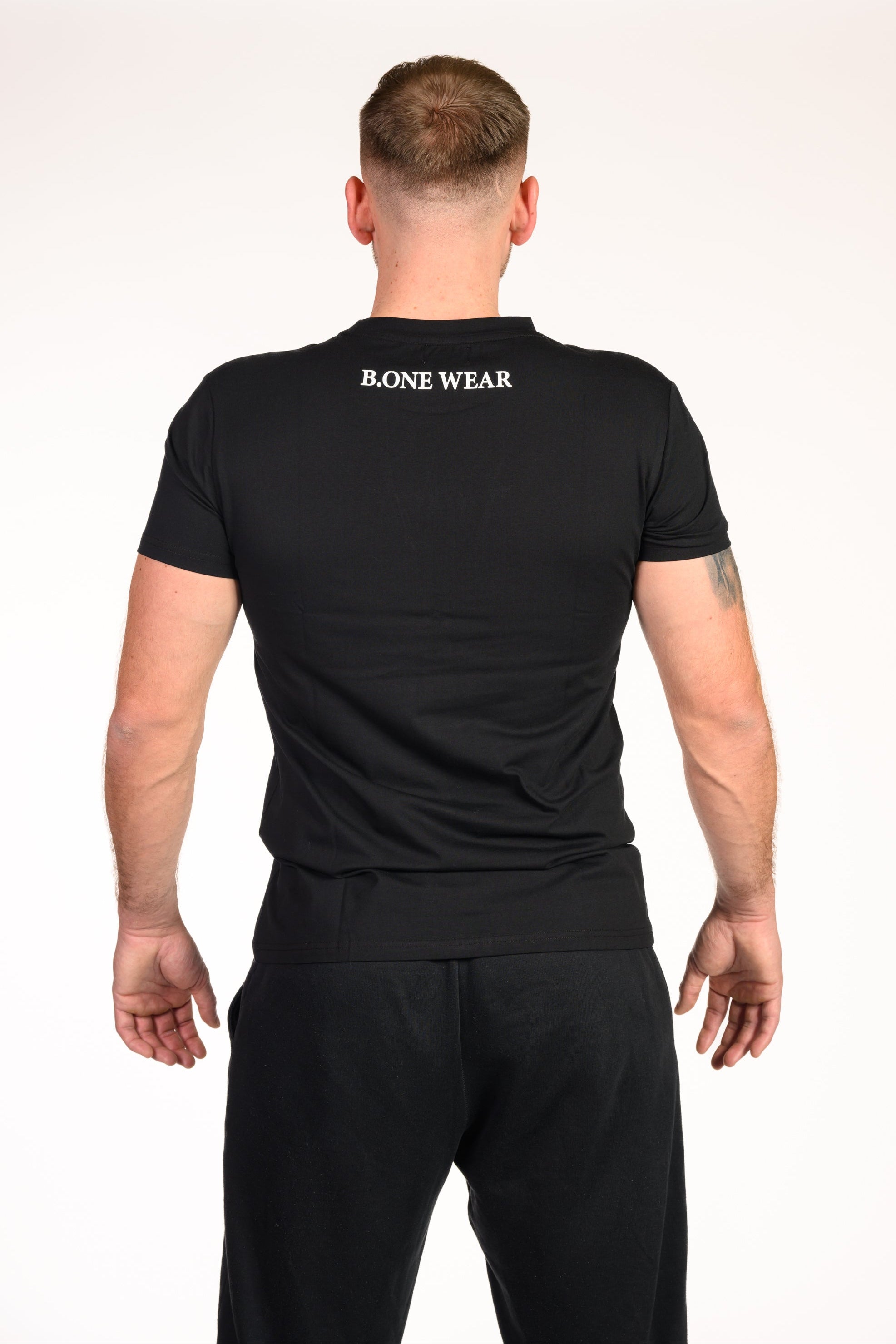 Fit T-Shirt Zwart